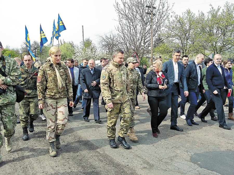 Нинішнє покоління, як і колись, протистоїть агресорові. Фото автора